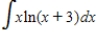Find the indefinite integral. ​   ​