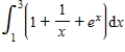 Evaluate the definite integral. ​   ​ A)    B)    C)    D)    E)   
