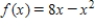 Find the area of the region under the graph of the function ​   ​ On the interval   . ​ A)    sq units B)    sq units C)    sq units D)    sq units