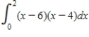Evaluate the definite integral. ​   ​ A)    B)    C)    D)   