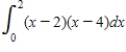 Evaluate the definite integral. ​  