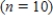 Let   and compute the Riemann sum of f over the interval   , choosing the representative points to be the left endpoints of the subintervals, using: ​ Two subintervals of equal length   . ​ __________ sq units ​ Five subintervals of equal length   . ​ __________ sq units ​ Ten subintervals of equal length   . ​ __________ sq units ​ Can you guess at the area of the region under the graph of f on the interval   ? Round your answer to the nearest tenths. ≈ __________ sq units