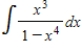 Find the indefinite integral. ​  