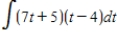 Find the indefinite integral. ​   ​ A)    B)    C)    D)   