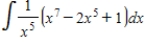 Find the indefinite integral. ​   ​ A)    B)    C)    D)    E)   