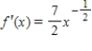 Find the function f given that the slope of the tangent line to the graph of f at any point   is   and that the graph of f passes through the given point. ​   ;   ​ A)  ​   B)    C)  ​   D)   