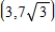 Find the function f given that the slope of the tangent line to the graph of f at any point   is   and that the graph of f passes through the given point. ​   ;   ​ A)  ​   B)    C)  ​   D)   