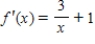 Find the function f given that the slope of the tangent line to the graph of f at any point   is   and that the graph of f passes through the given point. ​   ;   A)    B)    C)    D)    E)   