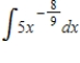 Find the indefinite integral. ​  