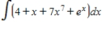 Find the indefinite integral. ​  