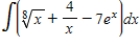 Find the indefinite integral. ​  