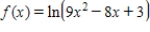 Find the derivative of the function. ​  