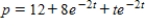 The price of a certain commodity in dollars per unit at time t (measured in weeks)  is given by ​   . Find the equilibrium price of the commodity. (Hint: It's given by   . Also, use the fact that  .)  A)  The equilibrium price of the commodity is $12. B)  The equilibrium price of the commodity is $20. C)  The equilibrium price of the commodity is $15. D)  The equilibrium price of the commodity is $6.