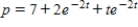The price of a certain commodity in dollars per unit at time t (measured in weeks) is given by ​   . ​ What is the price of the commodity at t = 0? ​ $__________ / unit ​ How fast is the price of the commodity decreasing at t = 0? ​ $__________ / wk ​ Find the equilibrium price of the commodity.