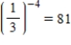 ​Express the equation in logarithmic form. ​   ​ A)  ​   B)  ​   C)  ​   D)  ​  