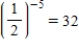 ​Express the equation in logarithmic form. ​  