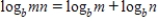 Use the definition of a logarithm to prove   .