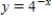 Sketch the graphs of the given functions on the same axes. ​   and   ​ A)  ​   B)  ​   C)  ​  
