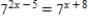 Solve the equation for ​   . ​​   __________