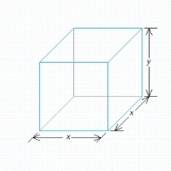 A rectangular box is to have a square base and a volume of 24 ft.<sup>3</sup>. If the material for the base costs 20 cent/square foot, the material for the sides costs 10 cent/square foot, and the material for the top costs 40 cent/square foot, determine the dimensions of the box that can be constructed at minimum cost. ​   ​  