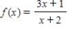 Find the horizontal and vertical asymptotes of the graph of the function. ​   ​ A)  Vertical asymptote:   ; Horizontal asymptote:   B)  Vertical asymptote:   ; Horizontal asymptote:   C)  Vertical asymptote:   ; Horizontal asymptote:   D)  Vertical asymptote:   ; Horizontal asymptote:  