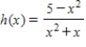 Find the horizontal and vertical asymptotes of the graph of the function. ​   ​ A)  Horizontal asymptote is   , vertical asymptotes are   and   B)  Horizontal asymptotes are   and   , vertical asymptote is   C)  Horizontal asymptote is   , vertical asymptotes are   and   D)  Horizontal asymptote is   , vertical asymptotes are   and   E)  Horizontal asymptote is   , vertical asymptotes are   and  