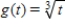 Find the inflection points, if any, of the function. Otherwise, answer no solution. ​  