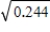 Use a differential to approximate the quantity.   ​ Round the result to the nearest thousandth, if necessary.   __________