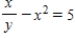 Find the derivative   by solving the given implicit equation for y explicitly in terms of x. ​   ​ A)    B)    C)    D)   