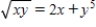 Find   by implicit differentiation.  