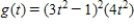 Find the first and second derivatives of the function. ​   ​ A)    B)  ​   C)  ​   D)  ​   E)  ​  