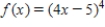 Find the third derivative of the function. ​   ​ A)    B)  ​   C)  ​   D)  ​   E)  ​  