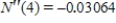 The number of persons aged 18-64 receiving disability benefits through Social Security, the Supplemental Security income, or both, from 1990 through 2000 is approximated by the function   , where   is measured in units of a million and t is measured in years, with   corresponding to the beginning of 1990. ​ Compute   . Round your answer to five decimal places. ​ A)    million   million per year   million per year in the second power ​ B)    million   million per year   million per year in the second power ​ C)    million   million per year   million per year in the second power ​ D)    million   million per year   million per year in the second power ​ E)    million   million per year   million per year in the second power ​