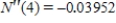 The number of persons aged 18-64 receiving disability benefits through Social Security, the Supplemental Security income, or both, from 1990 through 2000 is approximated by the function   , where   is measured in units of a million and t is measured in years, with   corresponding to the beginning of 1990. ​ Compute   . Round your answer to five decimal places. ​ A)    million   million per year   million per year in the second power ​ B)    million   million per year   million per year in the second power ​ C)    million   million per year   million per year in the second power ​ D)    million   million per year   million per year in the second power ​ E)    million   million per year   million per year in the second power ​
