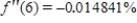The population of Americans age 55 yr and over as a percent of the total population is approximated by the function   where t is measured in years, with   corresponding to 2000. ​ Compute   . Round your answer to six decimal places. ​ A)    per year in the second power B)    per year in the second power C)    per year in the second power D)    per year in the second power E)    per year in the second power