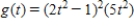 Find the first and second derivatives of the function.  