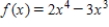 Find the third derivative of the function. ​  