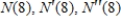 The number of persons aged 18-64 receiving disability benefits through Social Security, the Supplemental Security income, or both, from 1990 through 2000 is approximated by the function   where   is measured in units of a million and t is measured in years, with   corresponding to the beginning of 1990. ​ Compute   . Round the answers to the nearest thousandth. ​   __________ million ​   __________ million per year ​   __________ million per year in the second power