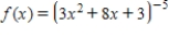 Find the derivative of the function. ​   ​ A)    B)    C)    D)   