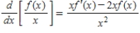 Determine whether the statement is true or false. ​ If f is differentiable, then   . ​ A)  false B)  true