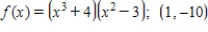 Find the slope and an equation of the tangent line to the graph of the function f at the specified point. ​   ​ A)    B)    C)    D)   