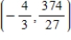 Find the point(s) on the graph of the function   where the slope of the tangent line is equal to - 6. ​  a.    b.    c. ​    d.    e.  