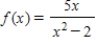 Find an equation of the tangent line to the graph of the function at the point (2, 3). ​  