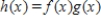 Suppose f and g are functions that are differentiable at ​x​ = 5 and that ​f​(5) = 8, ​f​ '(5) = -4, ​g​(5) = -1, and ​g​ '(5) = 3. Find the value of ​h​ '(5). ​  