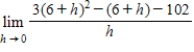 Find the given limit by evaluating the derivative of a suitable function at an appropriate point. ​   ​ A)  21 B)  35 C)  34 D)  16