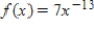 Find the derivative of the function by using the rules of differentiation. ​  