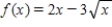 Find the derivative of the function by using the rules of differentiation. ​  