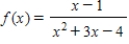 Find the values of x for which the function is continuous. ​  