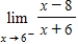 Find the one-sided limit, if it exists. If it does not, answer none. ​  