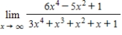 Find the indicated limit, if it exists. ​   ​ A)    B)    C)    D)    E)  The limit does not exist.